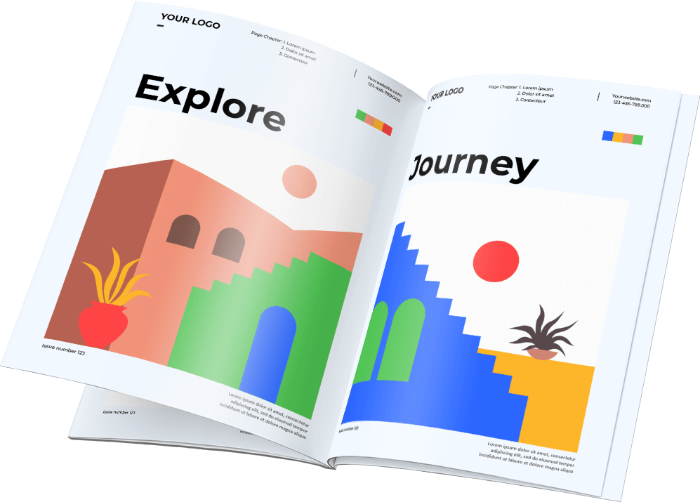 Book Printing Mockup