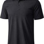 MAGCOMSEN Men's Quick-Dry Moisture-Wicking Polo Shirts – Short Sleeve Golf & Athletic Performance Polos – 10-Pack