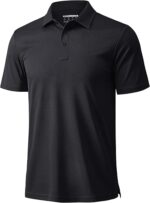 MAGCOMSEN Men's Quick-Dry Moisture-Wicking Polo Shirts – Short Sleeve Golf & Athletic Performance Polos – 10-Pack