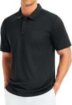 MAGCOMSEN Men's Quick-Dry Moisture-Wicking Polo Shirts – Short Sleeve Golf & Athletic Performance Polos – 10-Pack - Image 2